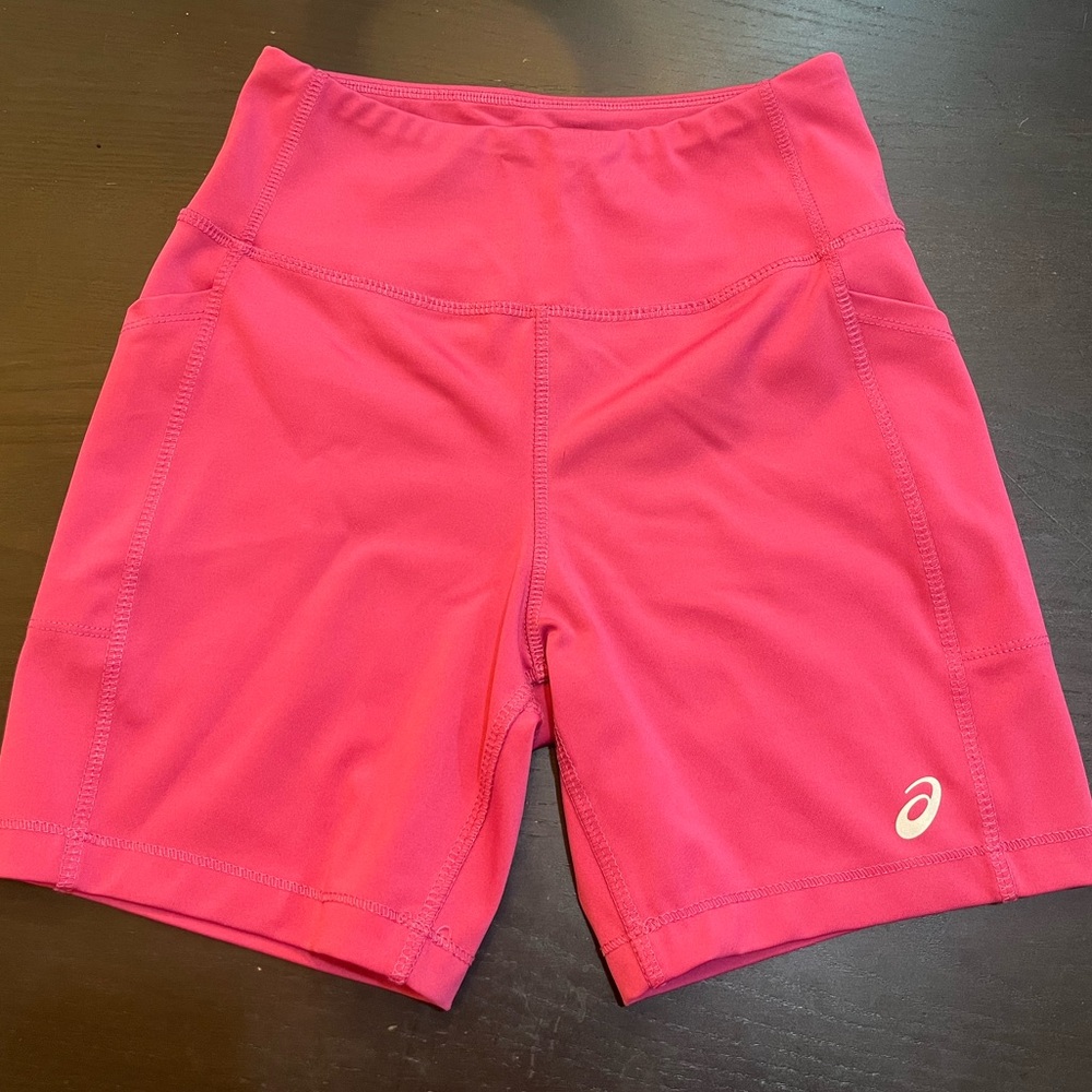 Asics Women's Pink Athletic Running Shorts